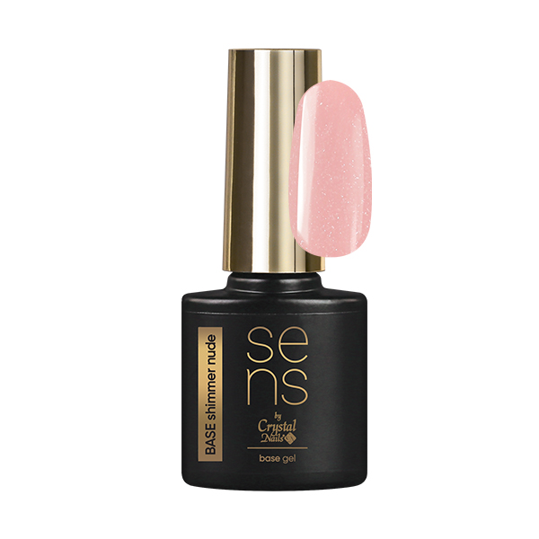 SENS BASE GEL - SHIMMER NUDE 4ML