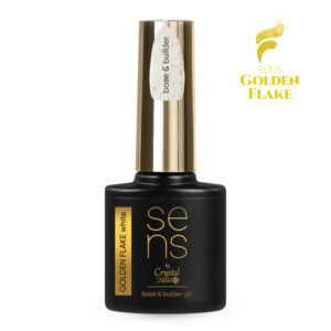 SENS GOLDEN FLAKE BASE GEL - WHITE 10ML