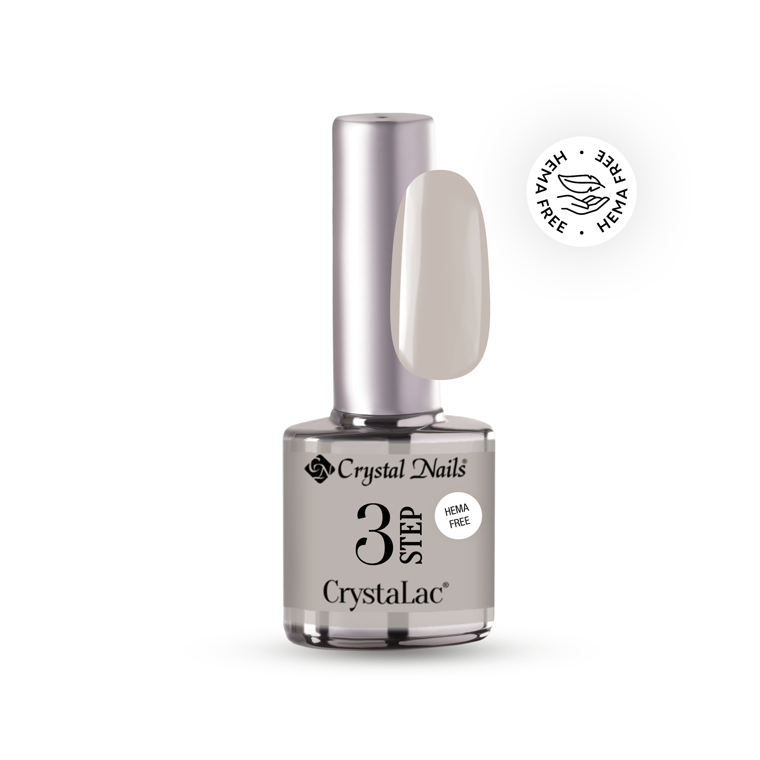 Crystal Nails 3 STEP HEMA Free CrystaLac – HF19 (8ml) – Zúzmara