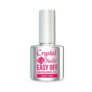 Crystal Nails Easy Off Hardener Gel (Milky Pink) - 13ml