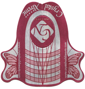 Crystal Nails Xtreme pillangó sablon 30db