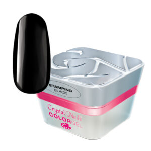 Crystal Nails Stamping Color Gel – Black 3ml