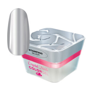 Crystal Nails Stamping Color Gel - Silver 3ml