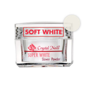 Crystal Nails Slower Soft White porcelán 40ml (28g)