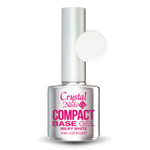 Crystal Nails Compact Base gel Milky white - 8ml